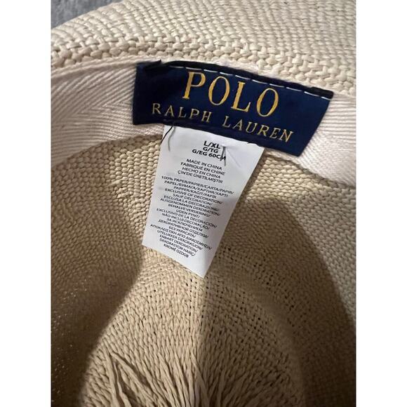 Polo Ralph Lauren Logo-Embroidered Straw Hat - Picture 3 of 4